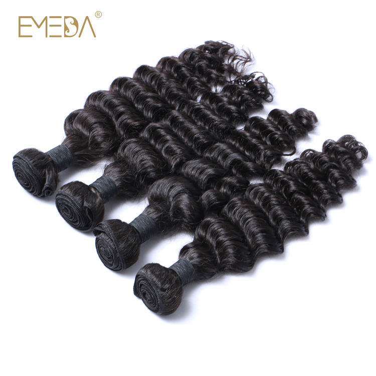Black Human Hair Weave Factory Price Good Quality Malaysian Hair Weave In Stock  LM368